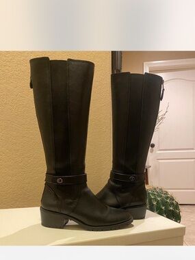 Coach Black Over-the-Knee Riding Boots